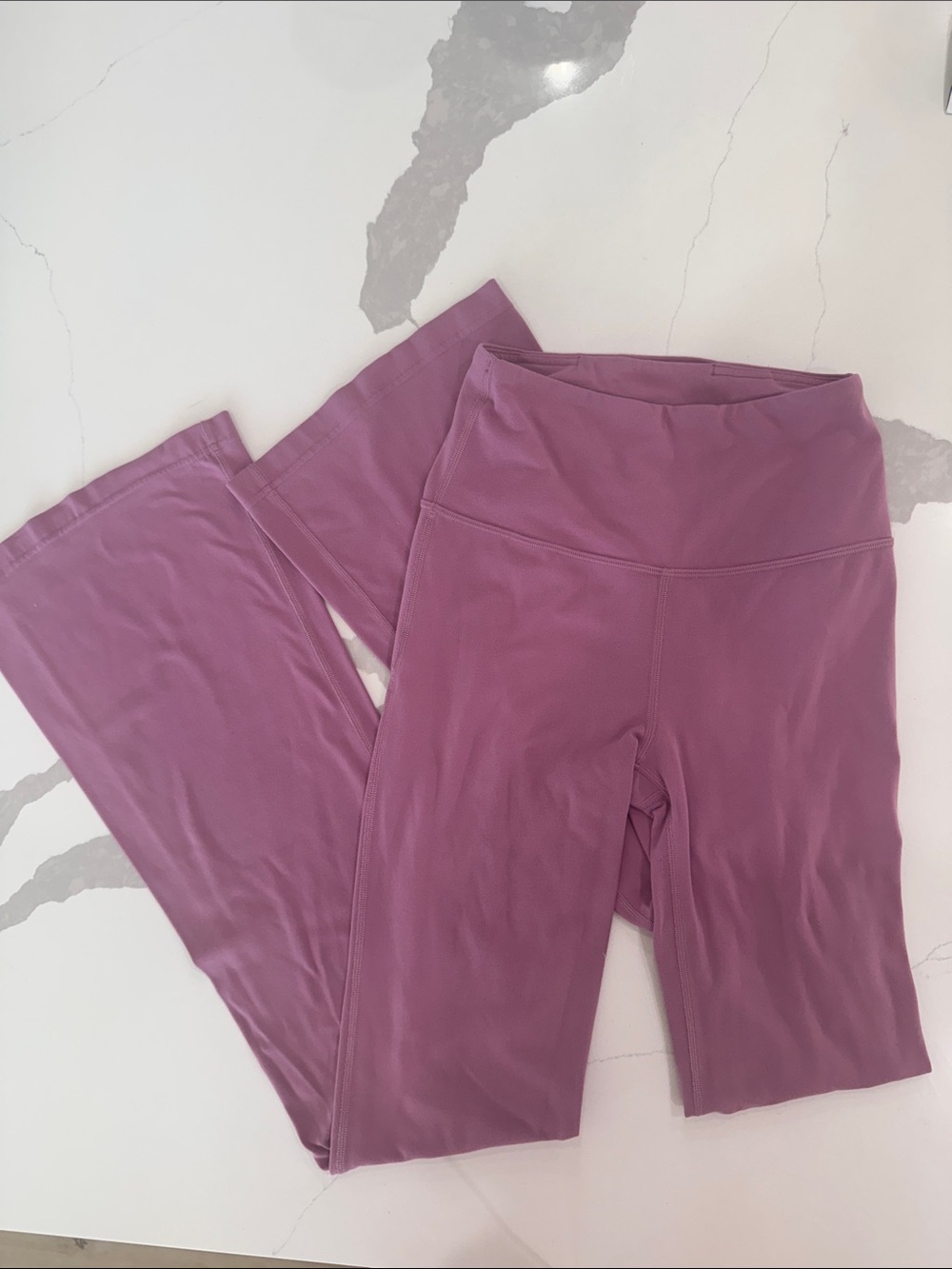 Lululemon Women’s High-Rise Stretch Flare Leggings in Dusty Mauve